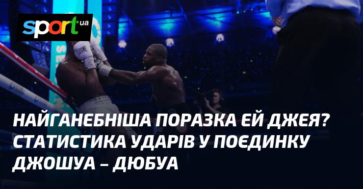 Найбільш ганебна поразка Ей Джея? Аналіз статистики ударів у бою Джошуа - Дюбуа.