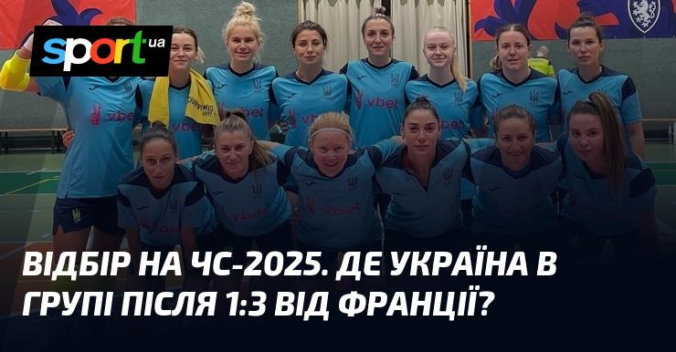 Відбірковий турнір до ЧС-2025: як Україна позиціонується в групі після поразки 1:3 від Франції?